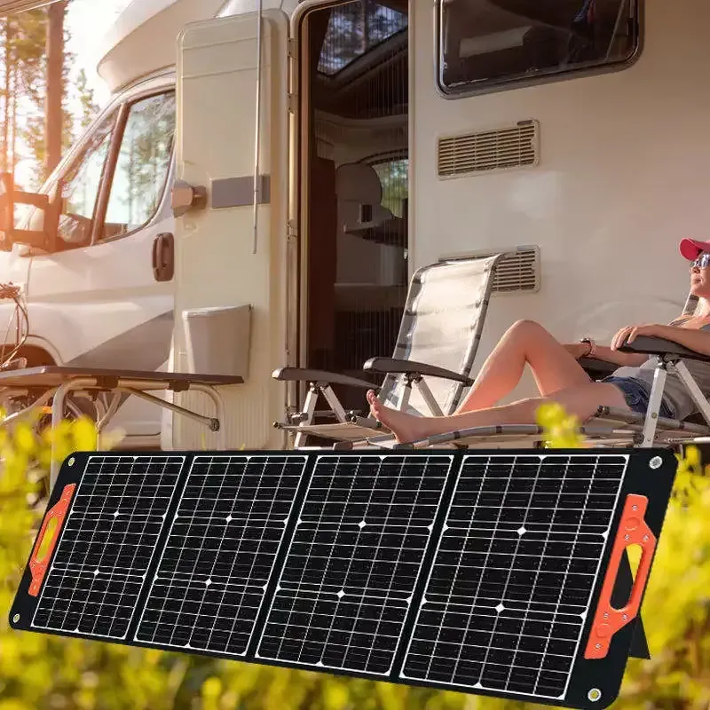 Solar Panel - Składany panel słoneczny 200W 18V, wykonany