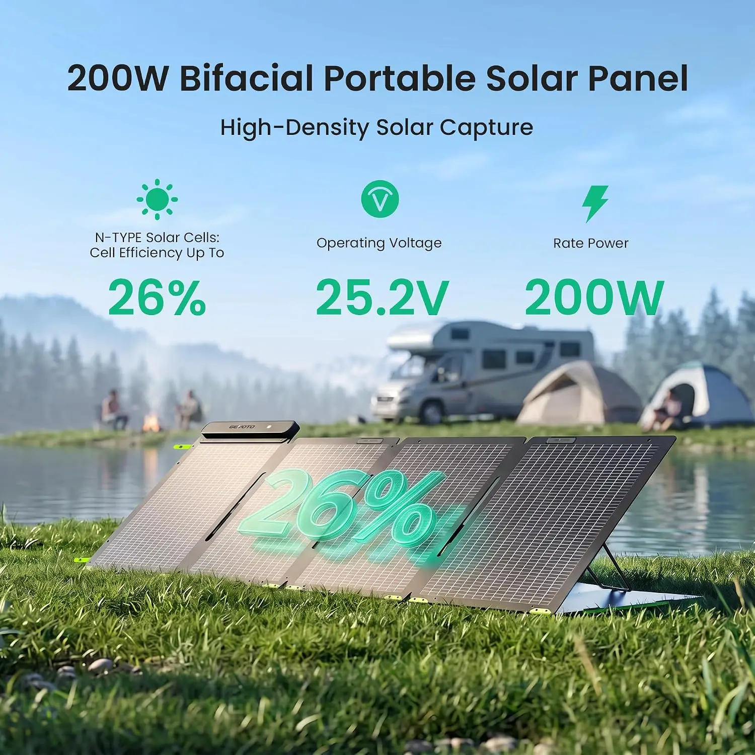 Przenośny panel słoneczny o mo – Solar Panel 200W recenzja i cena