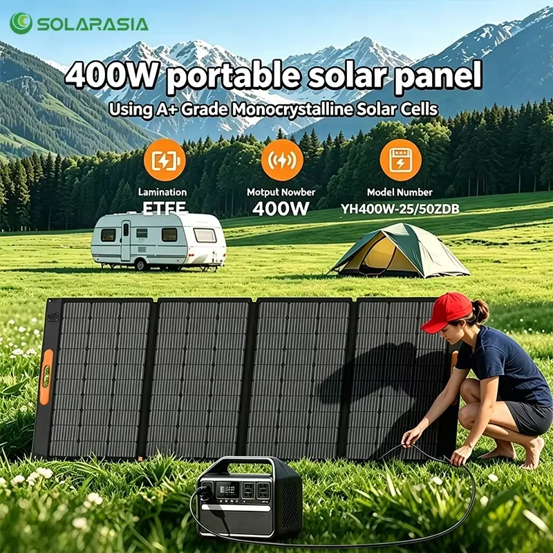 Składany panel słoneczny 200W  – Portable Power Station recenzja i cena